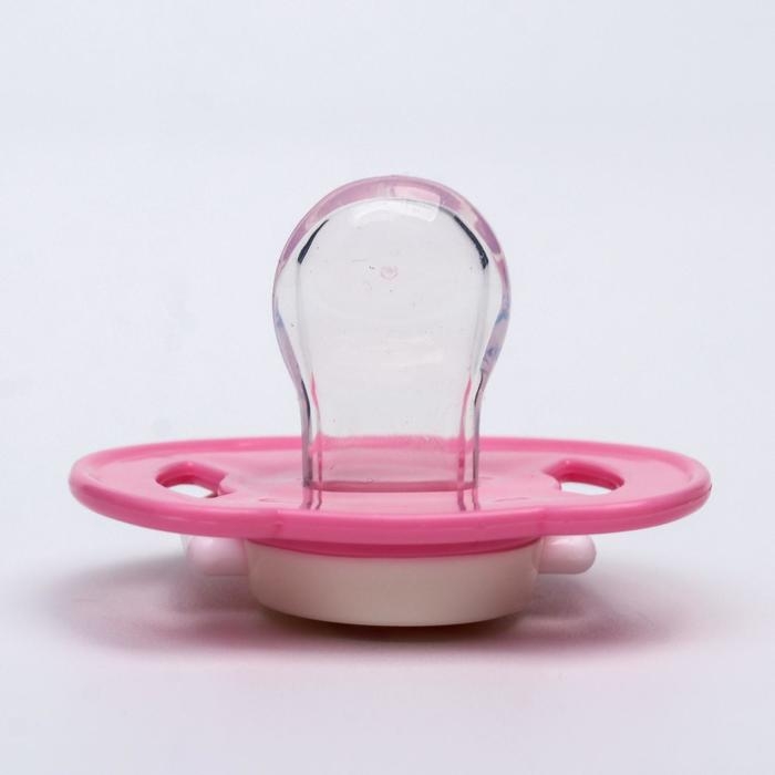 Соска - пустышка силиконовая ортодонтическая &laquo;Ракушка&raquo;, от 6 мес., цвет розовый