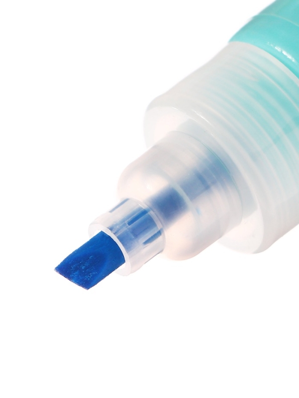 Маркер-текстовыделитель Футбольный мяч МИКС (штрихкод на штуке)