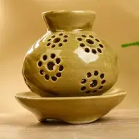 Аромалампа &laquo;Кувшин&raquo;, 9&times;9&times;9 см, керамика, бежевая