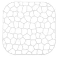 Решетка в раковину &laquo;Квадратная&raquo;, 30&times;30 см, цвет МИКС