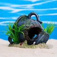 Декор для аквариума "Античная ваза", 10,5 х 7 х 10 см