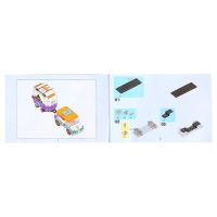 Конструктор для девочек &laquo;Город мечты. Машинка с прицепом&raquo;, 2 минифигуры и 276 деталей