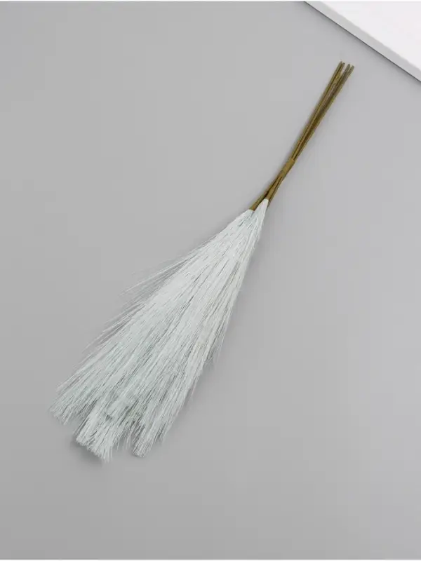 Искусственное растение для творчества "Ковыль" бирюза 29 см