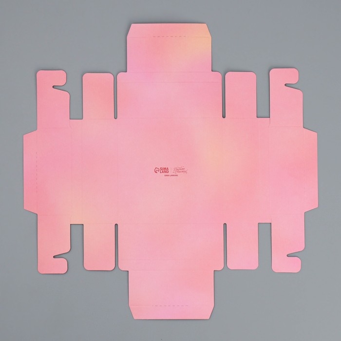 Коробка для конфет, кондитерская упаковка, 4 ячейки, &laquo;От всего сердца&raquo;, 10.5 х 10.5 х 3.5 см