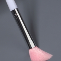 Набор кистей для макияжа, 10 предметов, 16.5 см, в чехле, белый