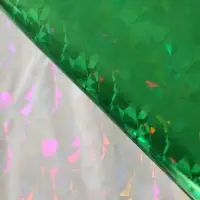 Пленка голографическая, &laquo;Калейдоскоп&raquo;, зелёная, 70 см &times; 1 м