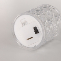 Светодиодная свеча, ночник LED RISALUX &laquo;Хрустальная&raquo;, 0.3 Вт, 4&times;4&times;6.5 см