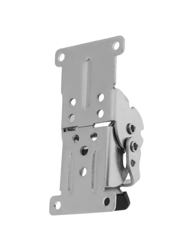 Кронштейн складной ТУНДРА ks001, 70х70 мм, цвет хром, набор 2 шт