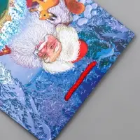 Пакет подарочный новогодний ламинированный, &laquo;Дед мороз&raquo; , 18&times;10&times;22.3 см