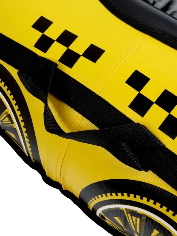 Тюбинг-ватрушка овальный МАШИНКА желтая