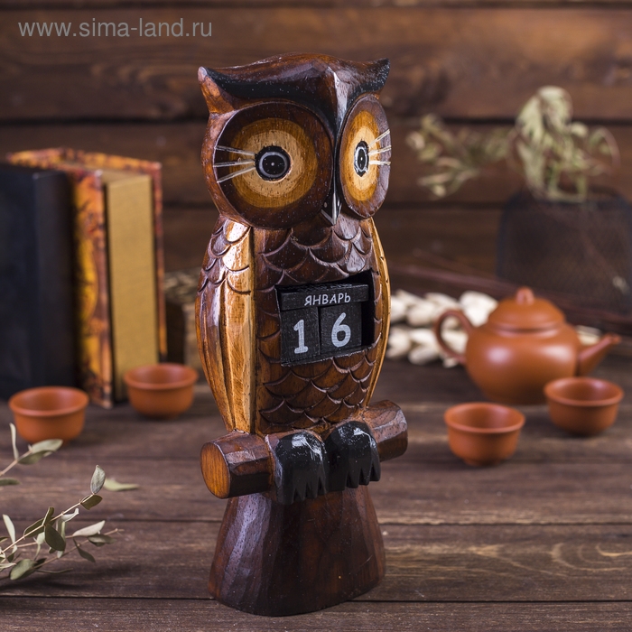 Настольный календарь &laquo;Сова&raquo;, 5&times;10&times;28 см