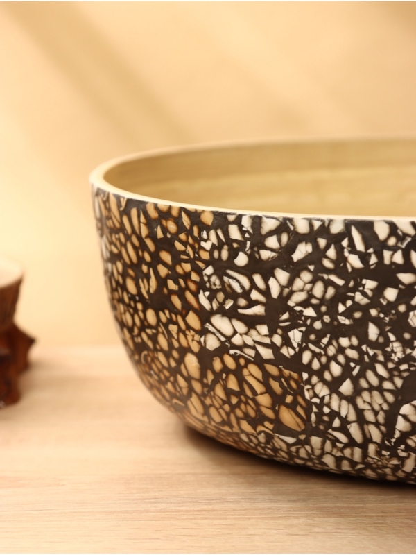 Салатник 35х35х12 см, бамбук