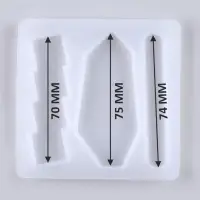 Форма силиконовая универсальная &laquo;Заколка&raquo;, 3 вида заколки