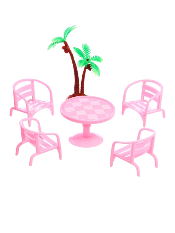 Кукольный дом &laquo;Тёмный домик&raquo;, 2 куклы, мебель, аксессуары