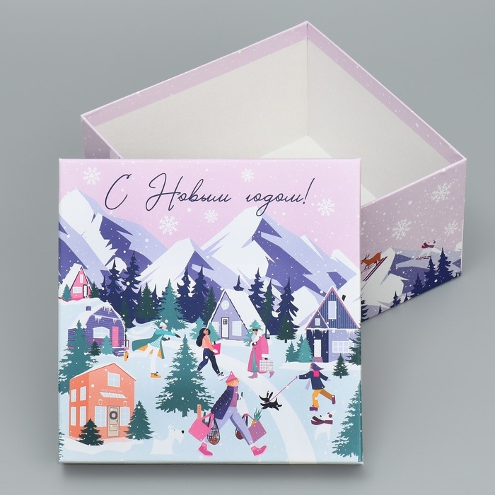 Набор подарочных коробк 6 в 1 &laquo;С Новым годом&raquo;, 10 х 10 х 6 &ndash; 20 х 20 х 11 см, Новый год