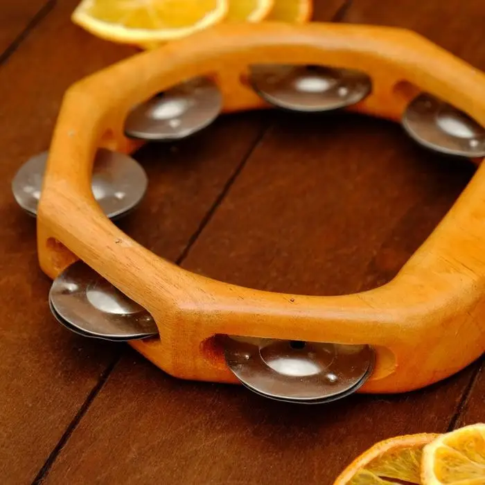 Сувенирный музыкальный инструмент "Тамбурин" 17х16х3 см