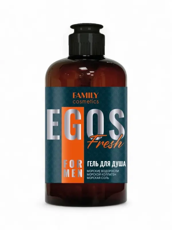 Гель для душа мужской EGOS for men Fresh, 470 мл