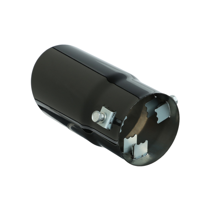 Насадка на глушитель 13.5&times;7.5 см, посадочный 60 мм, скошенная, черный глянец