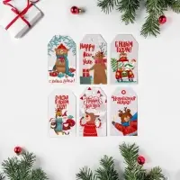 Шильдик декоративный в наборе &laquo;Подарок для тебя&raquo;, 5 &times; 9 см, 6 шт