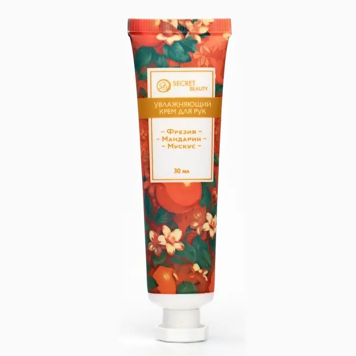 Крем для рук &laquo;Фрезия, мандарин, мускус&raquo; увлажняющий, 30 мл