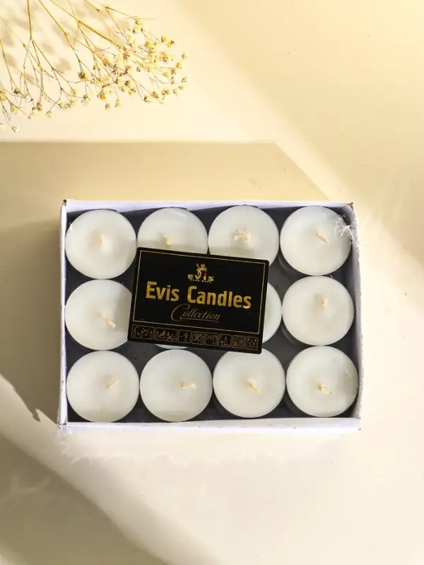 Набор чайных свечей 24 шт, d 37 мм, 15 гр, 3 часа горения