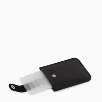 Картхолдер 7,9*0,5*10,3 см, 5 карт, на кнопке, черный