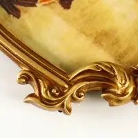 Фоторамка полистоун 15х20 см "Герб" бронза 30х20,5х2,5 см