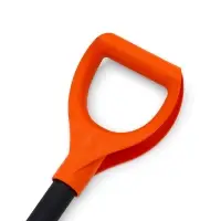 Лопата 410 х 460 мм, пластик, металлический черенок, оцинкованная планка Вьюга №5 Премиум