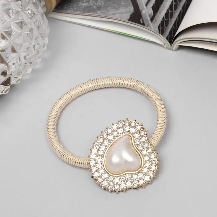 Резинка для волос "Кейли" сердце, 5 см