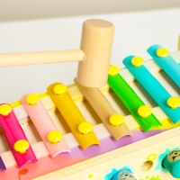 Логический центр 4 в 1 &laquo;Рыбалка, стучалка, металлофон, крутилка&raquo; 12,5х12,5х24,5 см