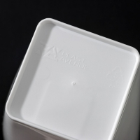 Кашпо для цветов со вставкой &laquo;Грейс&raquo;, 2,7 л (1,5 л), цвет белый