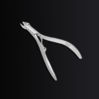 Кусачки маникюрные для кутикулы &laquo;Premium satin&raquo;, эргономичные, 9,3 см, длина лезвия - 7 мм, цвет серебристый