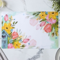 Салфетки сервировочные на стол Доляна &laquo;Акварель&raquo;, 6 шт, 43&times;28 см