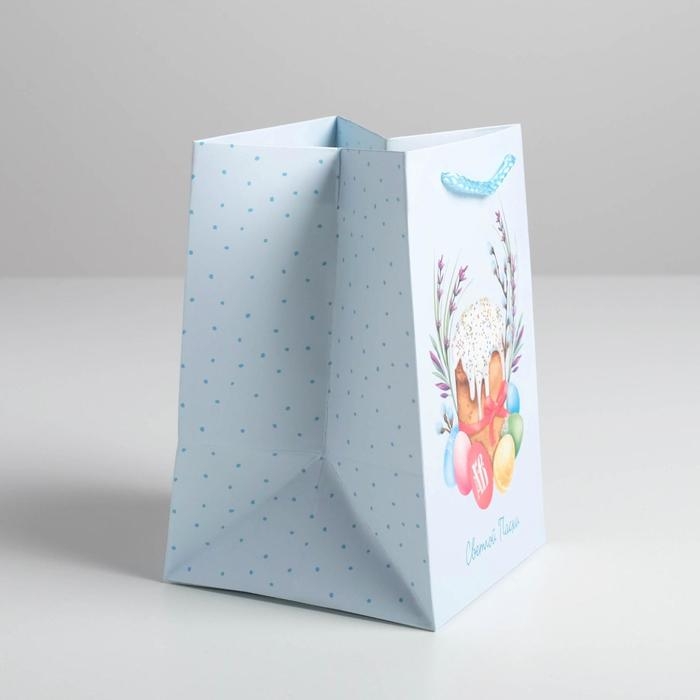 Пакет подарочный, упаковка, &laquo;Светлой Пасхи&raquo;, 12 х 18 х 12 см