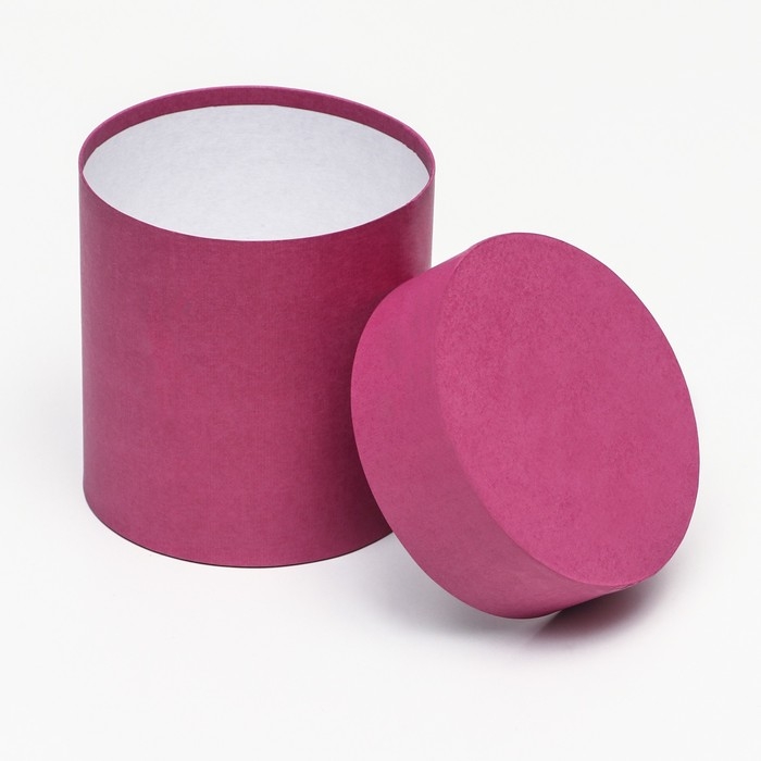 Набор шляпных коробок 5 в 1 "Фуксия", 20 &times; 20 &times; 20‒13,5 &times; 13,5 &times; 13,5 см