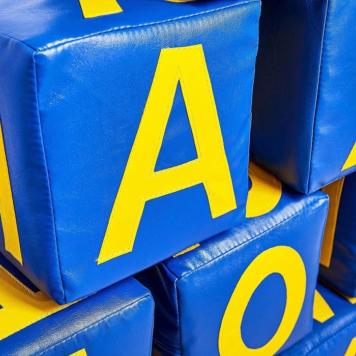 Набор мягких кубиков &laquo;Буквы&raquo;, 10 элементов, МИКС