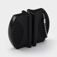 Заточка для ножей Доляна, 7,5&times;6&times;2,5 см, с 2 отделениями для стальных и керамических ножей, МИКС