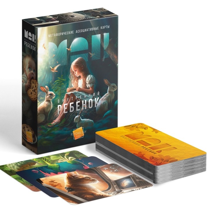Метафорические ассоциативные карты &laquo;Внутренний ребёнок&raquo;, 50 карт (7х12 см), 16+