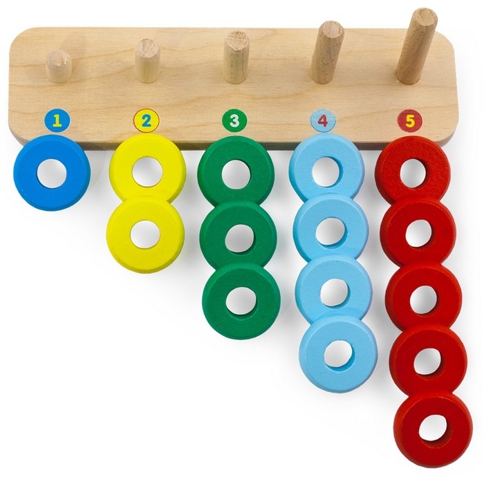 Пирамидка &laquo;Счеты&raquo;, 15 деталей