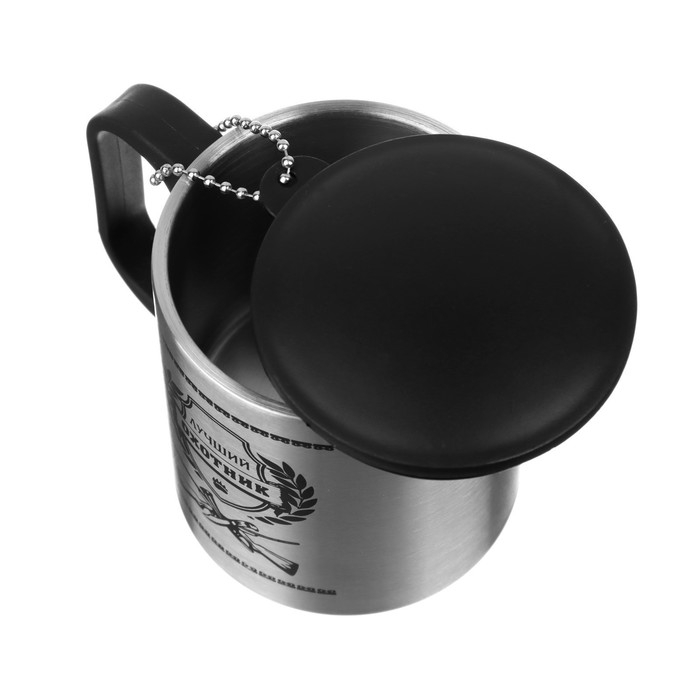 Термокружка, 180 мл, Туризм "Лучший охотник", сохраняет тепло 2 ч, 8.5 х 6.8 см