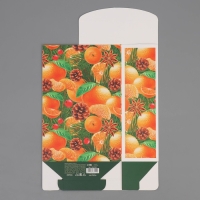 Коробка подарочная новогодняя складная &laquo;Зимние прянности&raquo;, 15 х 7 х 22 см, Новый год