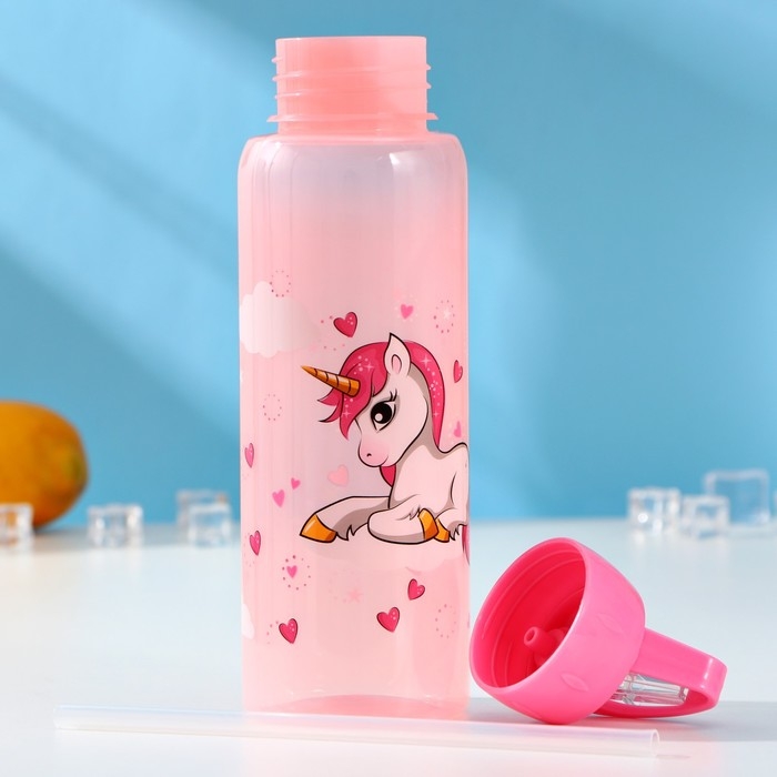 Бутылка &laquo;Единороги&raquo;, 850 мл, цвет МИКС