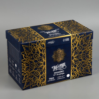 Гирлянда &laquo;Занавес&raquo; 2 &times; 3 м, IP44, УМС, тёмная нить, 760 SMD-LED, свечение белое, 220 В