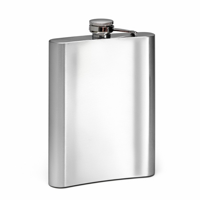 Фляжка для алкоголя и воды, 600 мл, нержавеющая сталь, подарочная, армейская, 20 oz