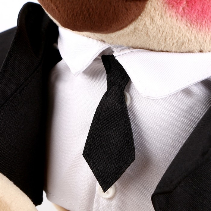 Мягкая игрушка &laquo;Боня&raquo;, в чёрном костюме, 25 см