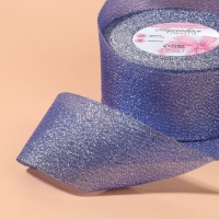 Лента парчовая, 50 мм, 23 &plusmn; 1 м, цвет синий №037