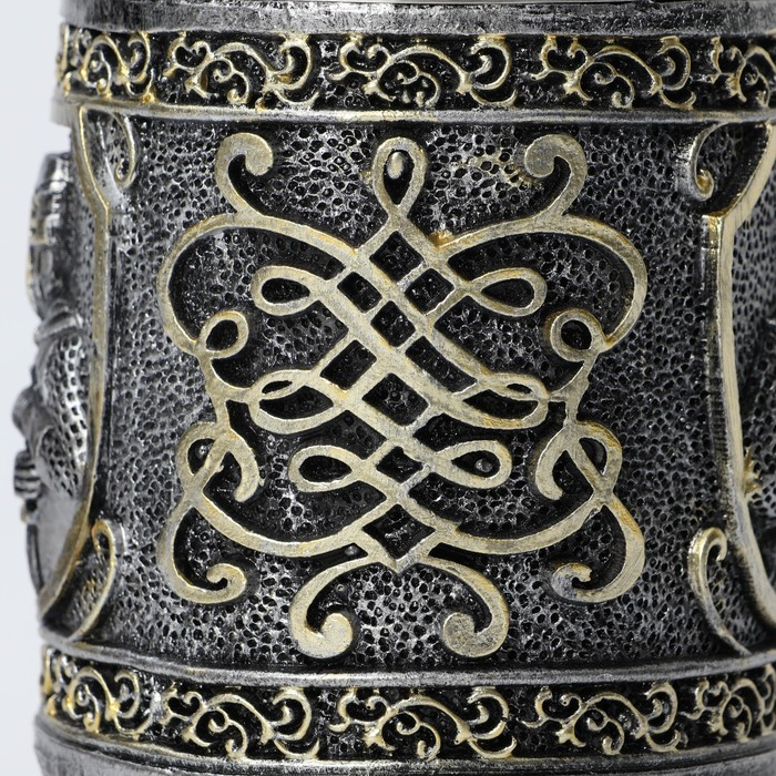 Кружка &laquo;Рыцарь&raquo;, 400 мл, серебристый