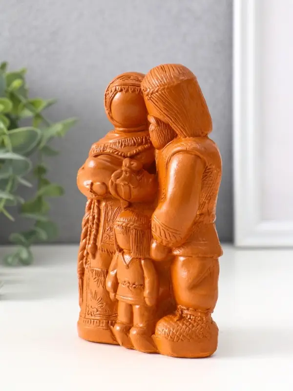 Фигура &laquo;Семейный оберег&raquo;, 14&times;8.5&times;6 см, красная глина