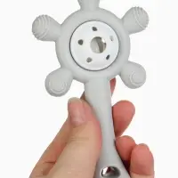 Набор силиконовых прорезывателей для зубов &laquo;Банан, погремушка&raquo;, 2 шт., Крошка Я