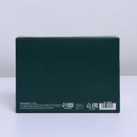 Коробка подарочная складная, упаковка, &laquo;Изумрудная&raquo;, 21 х 15 х 5 см